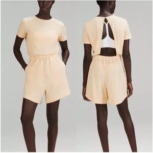 Lululemon Lightweight High-Neck Romper - Prosecco size 0